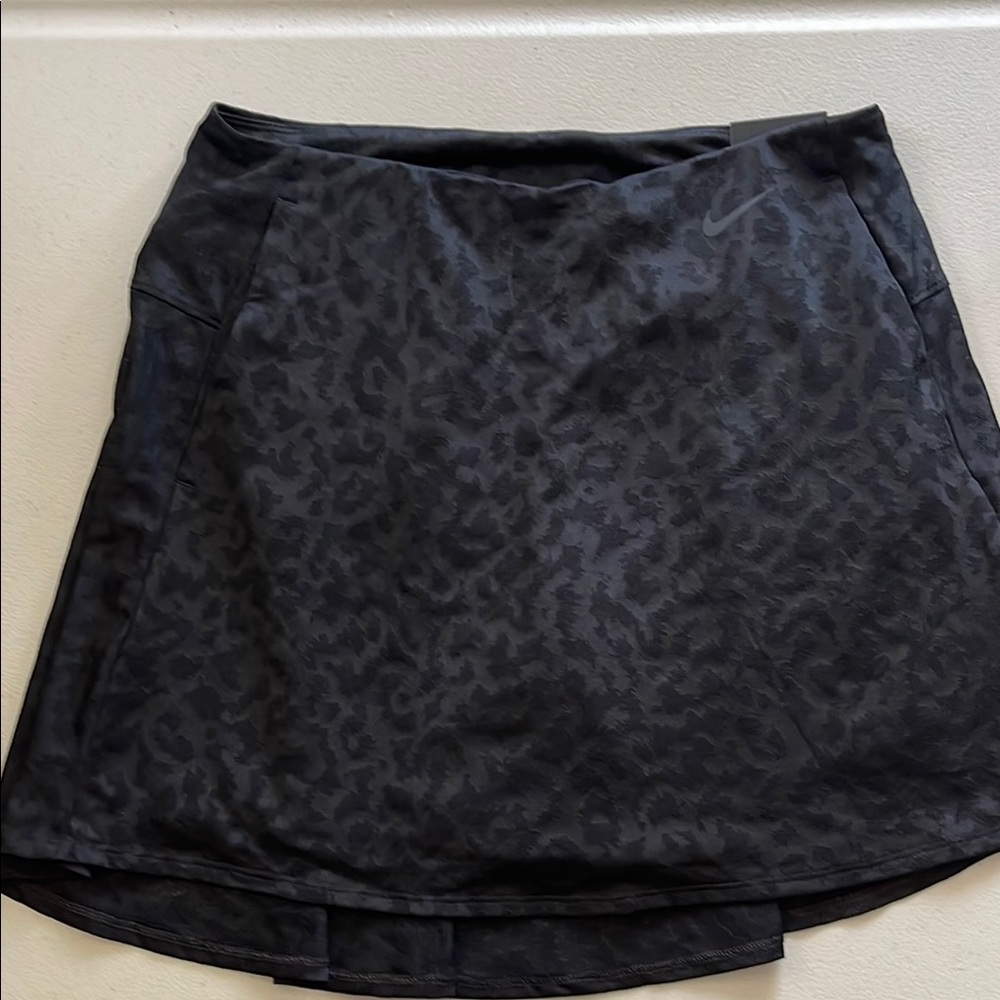 Nike Black Asymmetrical A-Line Mini Skirt
